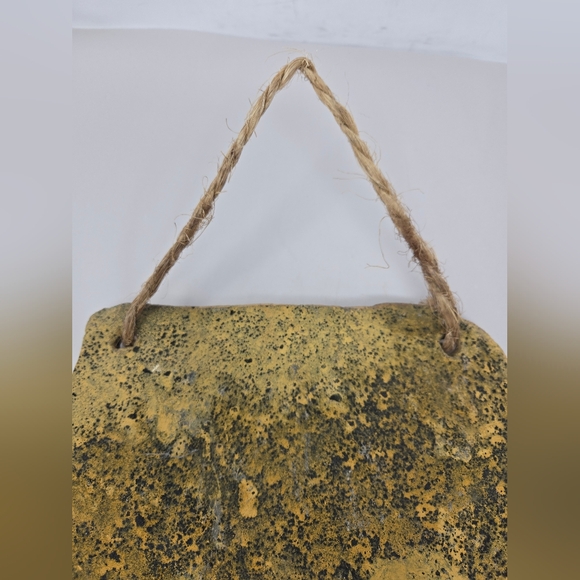 Artisan Fish Wall Hanging Plaque Yellow & Green Beachy Tropical Fish Ocean - Picture 6 of 9